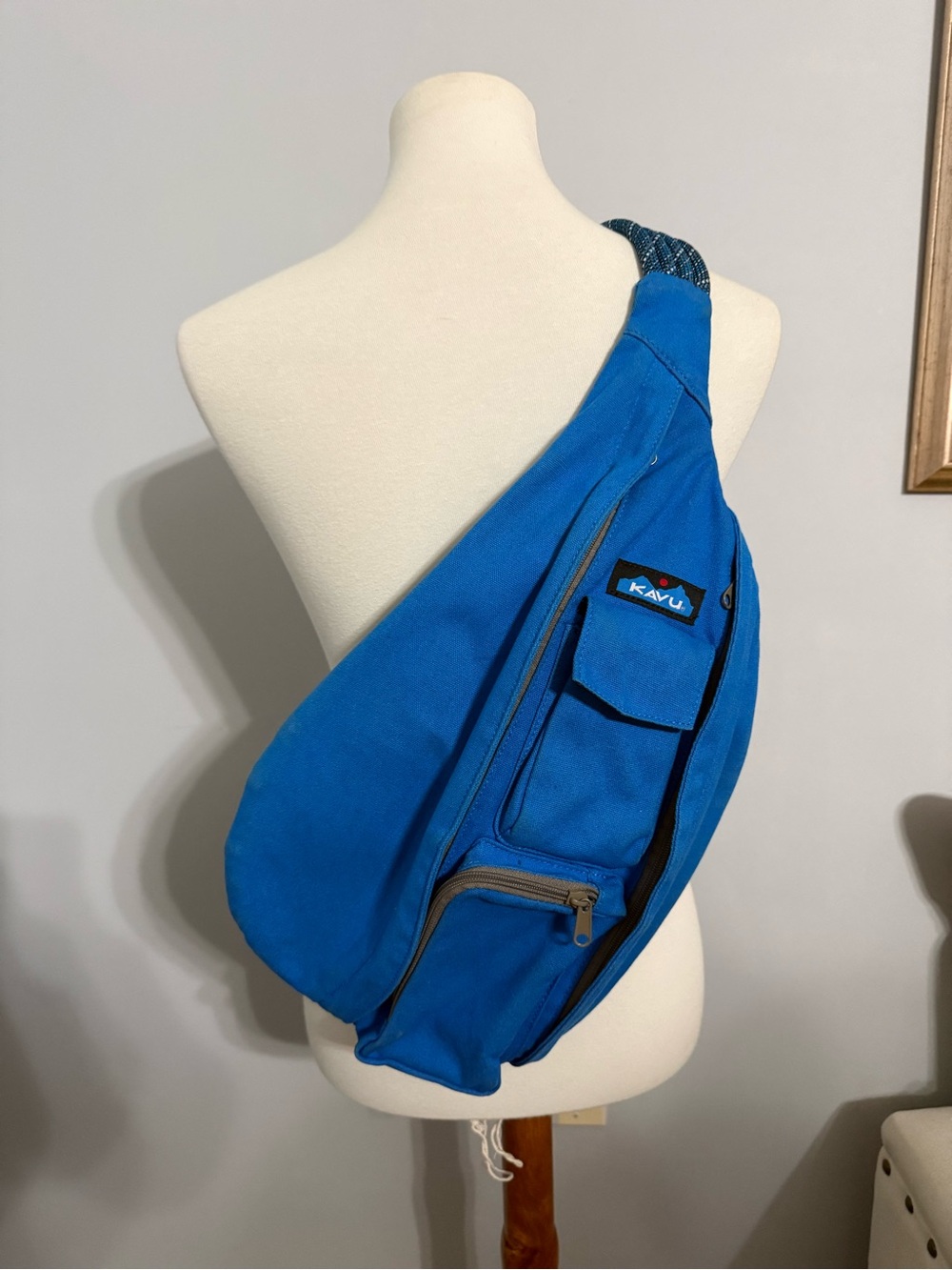 Kavu Bright Blue Rope Sling Pack - Men's Crossbody Belt Bag